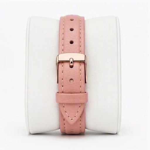 Rectangular case, rose gold, bracelet view
